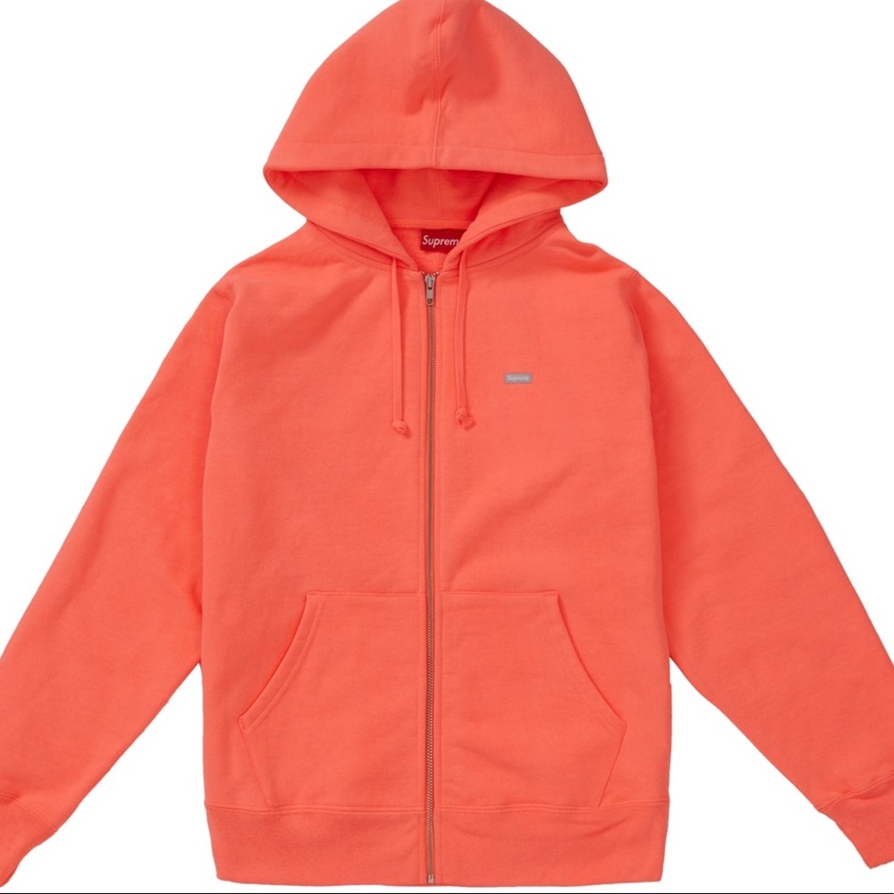 Small Box Logo Supreme Hoodie Jacket - Picture 1 of 8